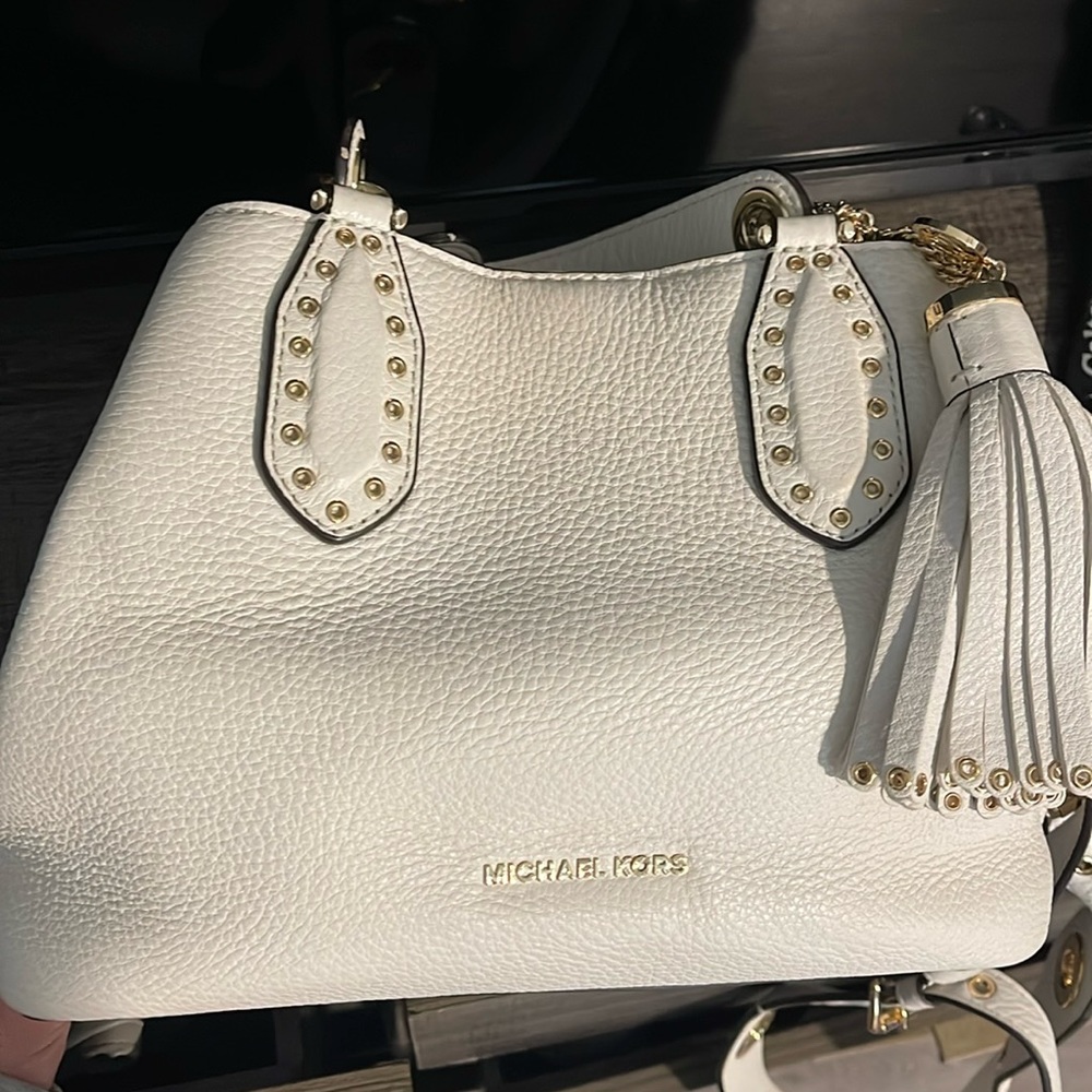 Micheal Kors white purse Brand New